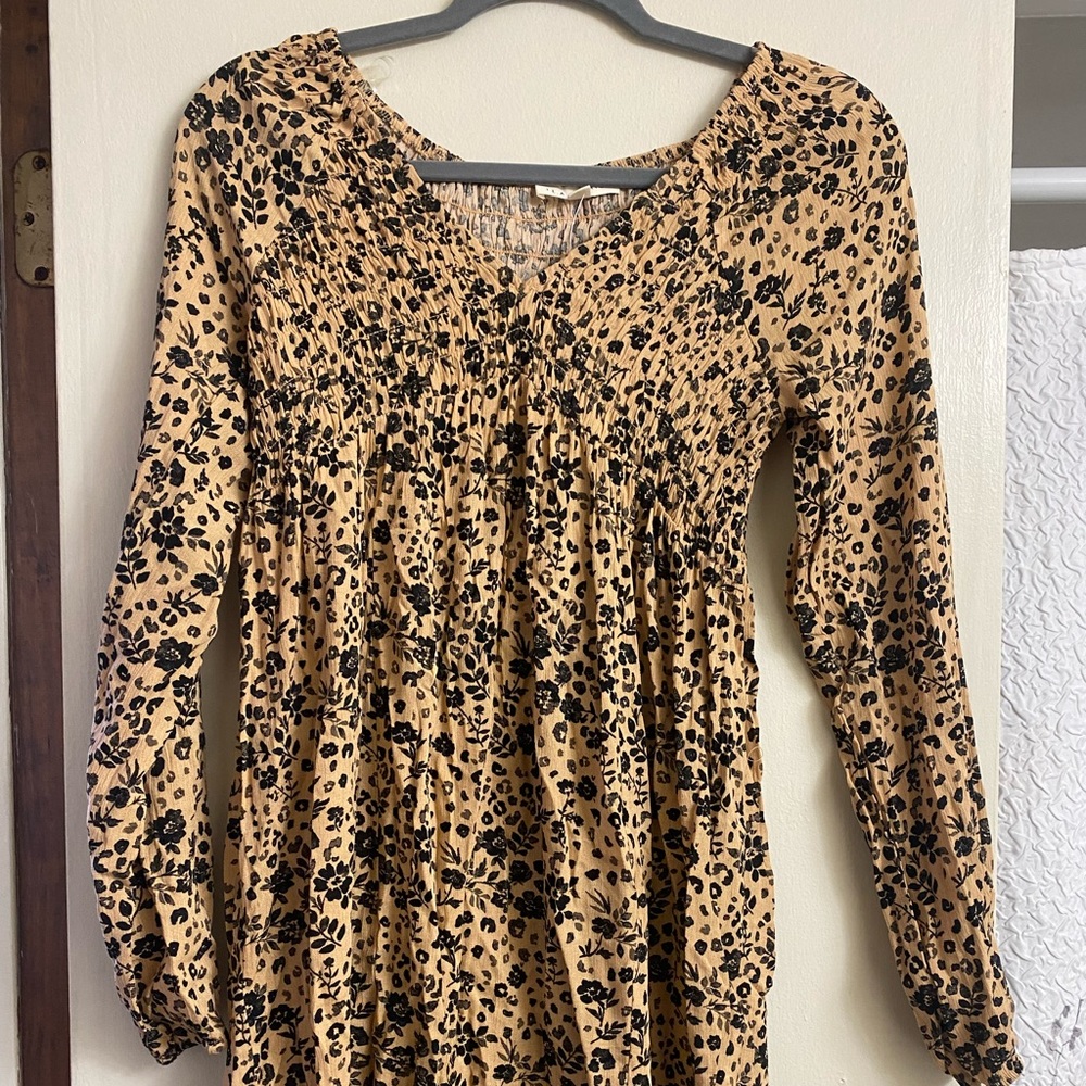 PacSun LA Hearts Yellow Floral Dress